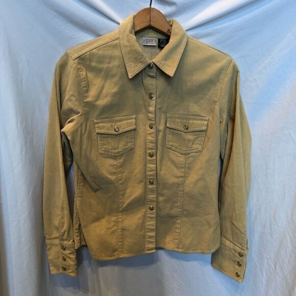 Arizona Jean Company Corduroy Shirt Mustard Medium - Picture 1 of 7